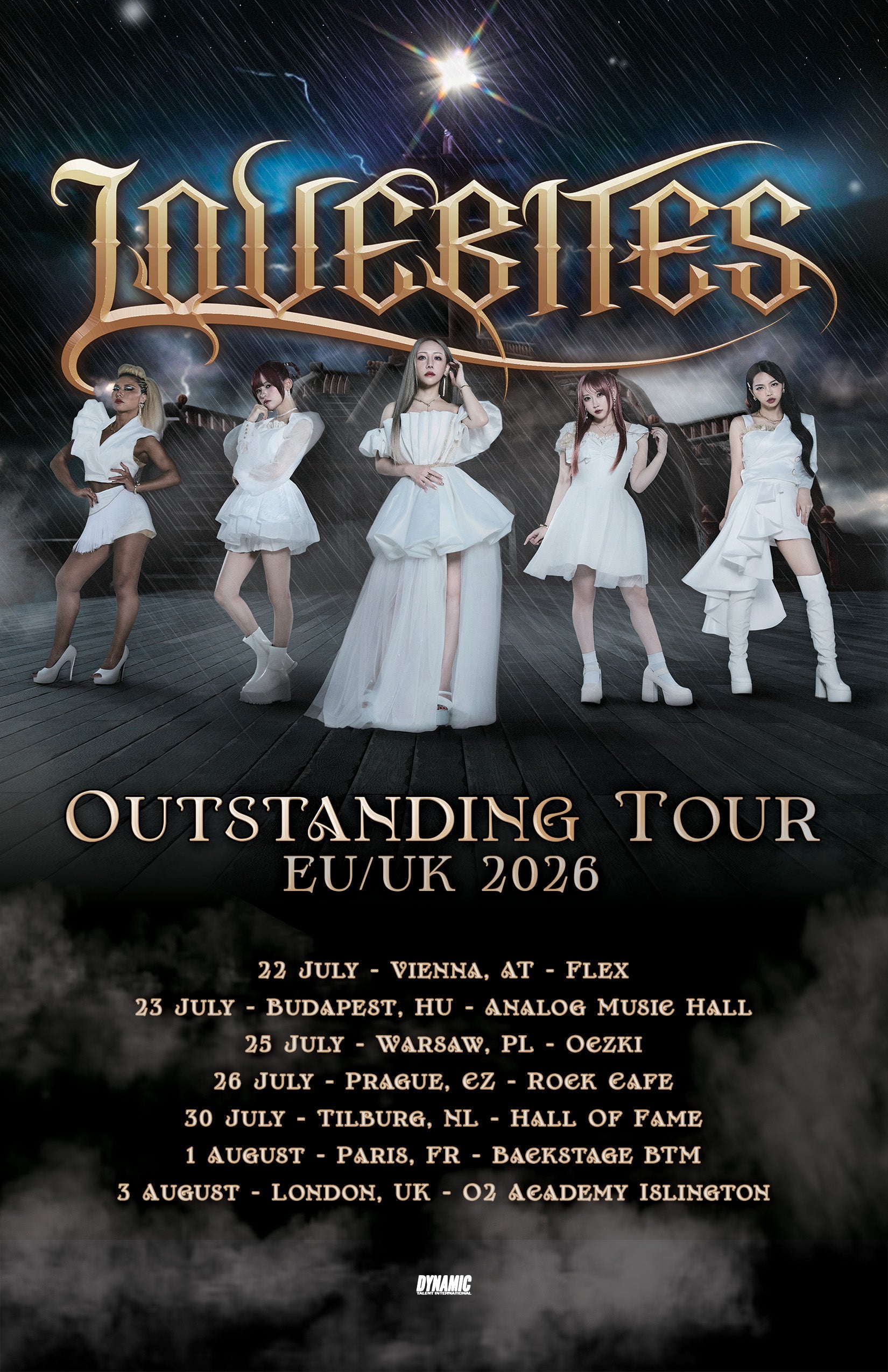 Lovebites Outstanding Tour VIP Packages